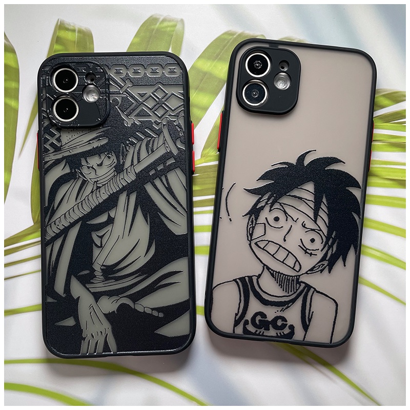 CASE iPhone 13 12 mini Pro Max new SE 2020 6 6S 7 8 PLUS X XR XS XSMAX 11 PRO MAX Doubt Luffy case