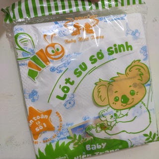 Miếng lót phân su HIỀN TRANG. Lót phân su cho bé sơ sinh bịch đại 30 tờ kèm tem 7 màu chính hãng