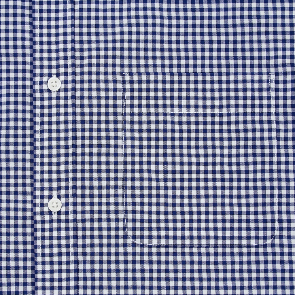 [Auth Uniqlo] Áo Sơ Mi Kẻ Sọc Cotton Mịn Dài Tay Nam Uniqlo - Nhật Bản