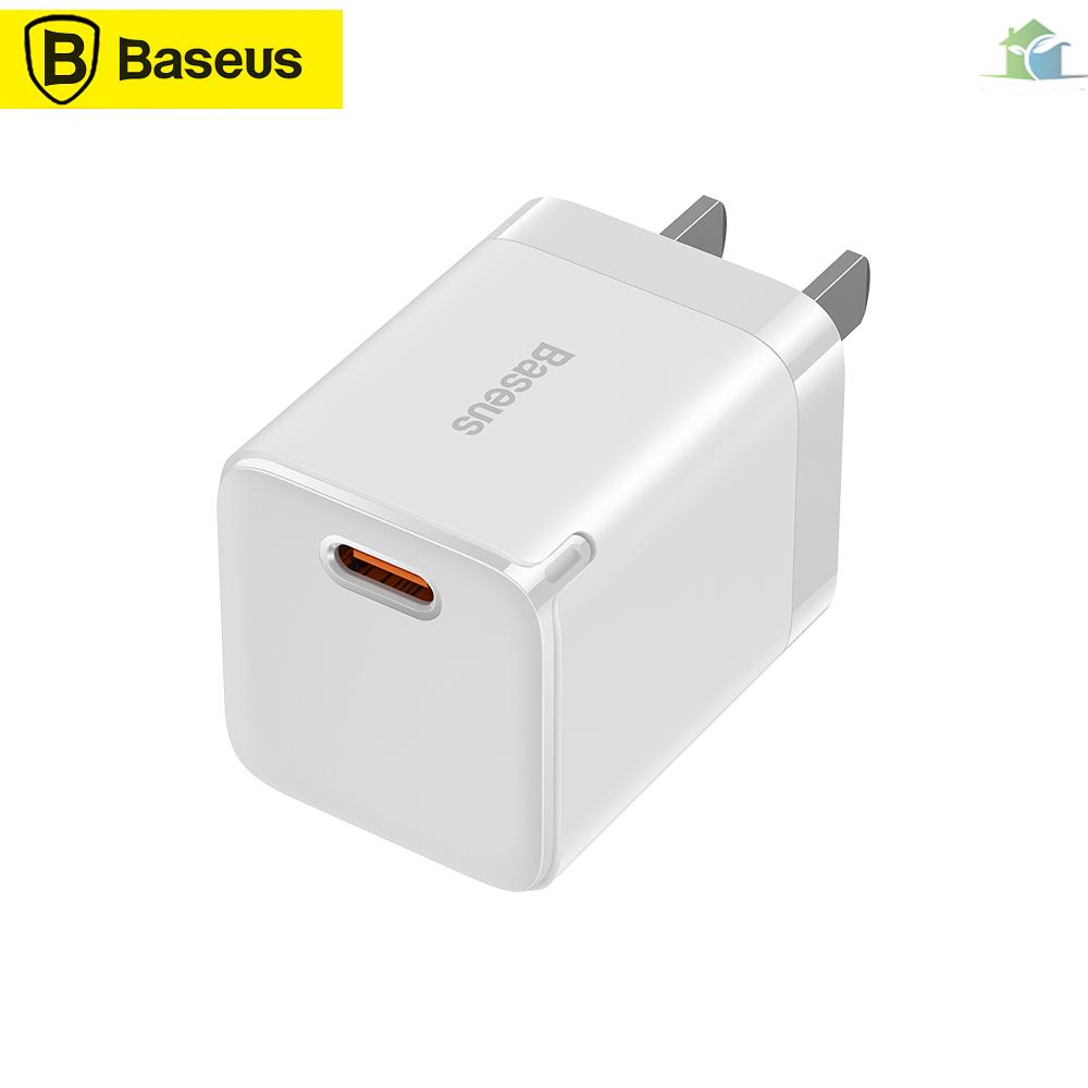 BASEUS Củ Sạc Nhanh 30W PD 3.0 QC3.0 PPS Cho iPhone 13 12 Pro Max iPad Pro Macbook