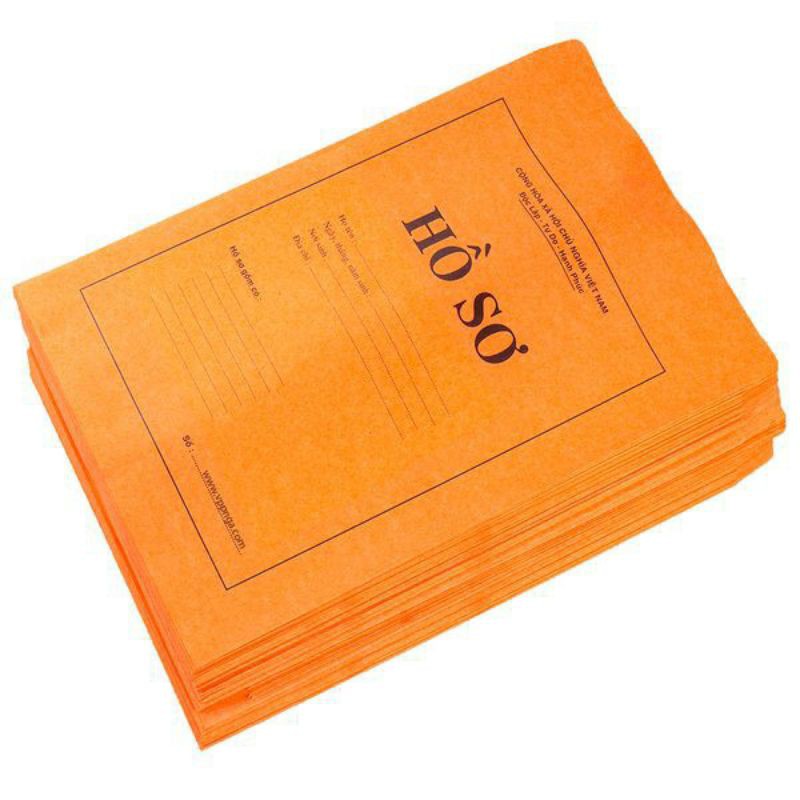 Xấp Bao Thư Vàng in HỒ SƠ (100 cái/xấp)