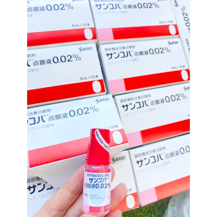 Ước nhỏ mắt cận Sancoba của Nhật Bản hỗ trợ tăng cường thị lực 5ml - hàng ngoại LikeandBuy