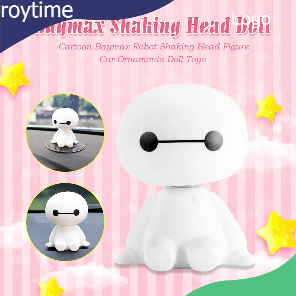 RO Phim hoạt hình Baymax Robot Lắc đầu Hình ô tô Đồ trang trí Đồ chơi Búp bê