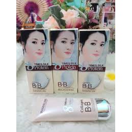 Kem Nền BB SKIN PROTEIN MANZHILIAN - Làm Trắng Da Tinh Chất Tơ Tằm