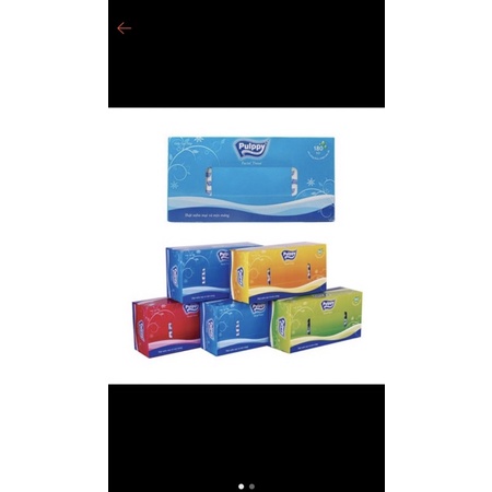 [HCM] 1 hộp khăn giấy rút Pulppy cao cấp 180 tờ/ khăn ăn/ khăn giấy vệ sinh