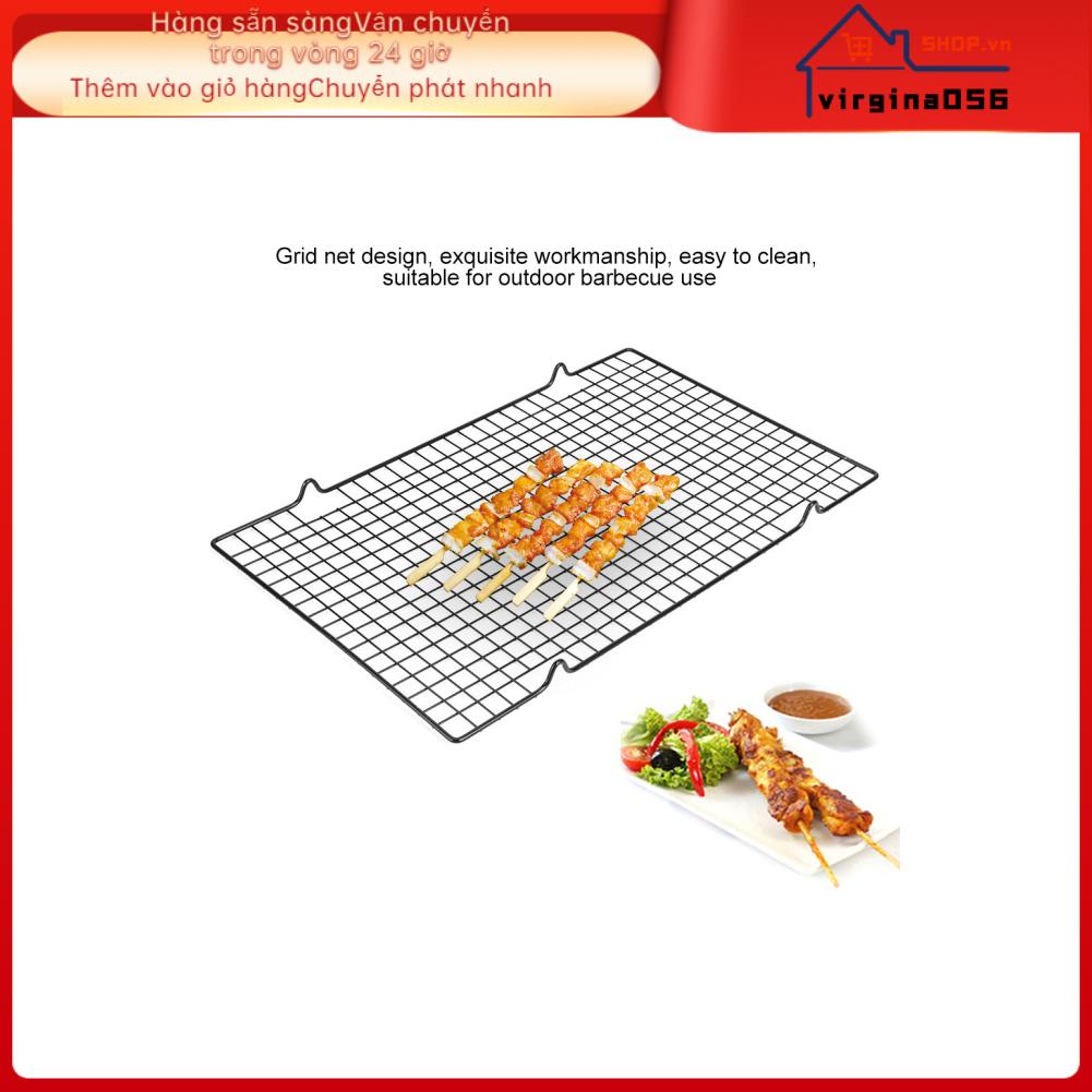 Virgina056 Multifunctional Stainless Steel Nonstick Barbecue Grills Cooling Rack Grid Baking Net