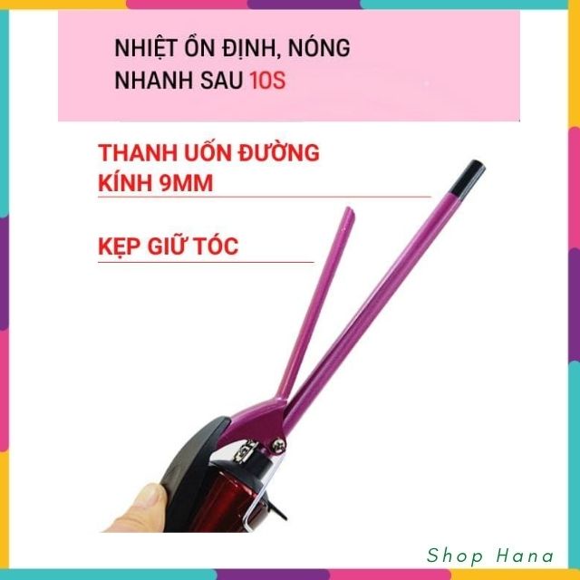 Máy uốn tóc xoăn, Máy Làm tóc xoăn phong cách Hàn Quốc dùng được cho cả nam và nữ JD2050 HNH031