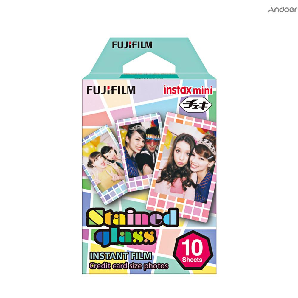 ✧   Fujifilm Instax Mini Camera Instant Film Photo Paper for Fujifilm Instax Mini 9/8/7s/25/50s/70/90 for SP-1/SP-2 Smartphone Printer, 10 Sheets