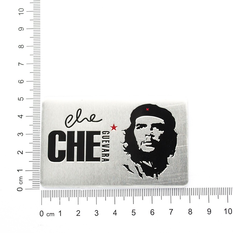 Set 2 Sticker Metal dán xe - Che Guevara - STICKER FACTORY