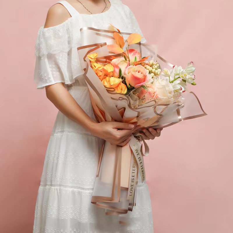 Bộ 5/20 Giấy Gói Hoa Chống Thấm Nước Chất Lượng Cao