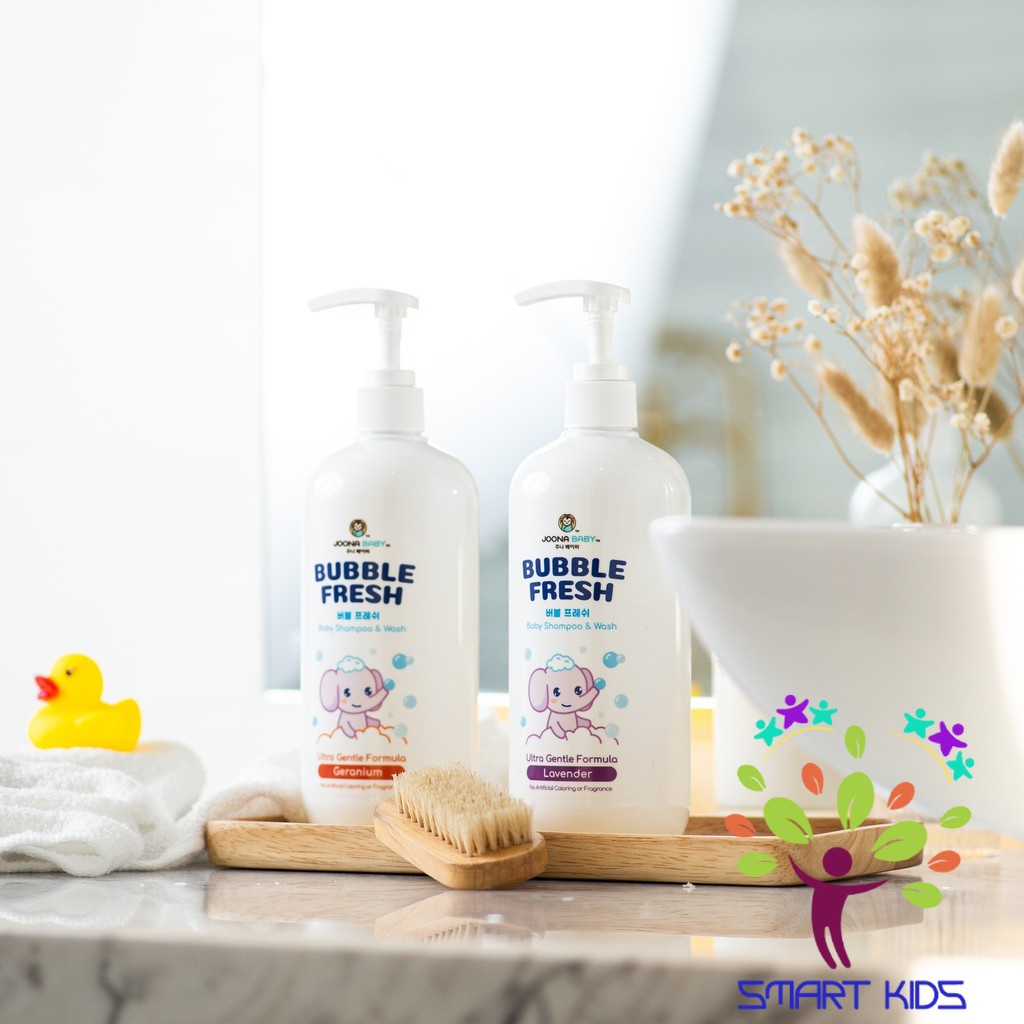 Sữa tắm gội Bubble Fresh hương hoa phong lữ JOONA BABY 500ml