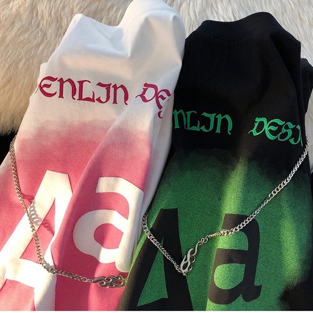 Áo Thun Ngắn Tay Dáng Rộng In Họa Tiết Xinh Xắn Dễ Phối Đồ