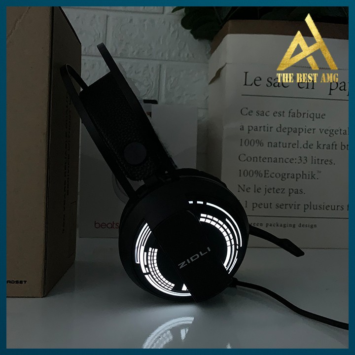 Tai Nghe Gaming Có Dây Headphone Chụp Tai ZIDLI ZH2S LED 7 Màu - Tai Nghe Nhạc Máy Vi TÍnh Laptop Game Thủ Có Micro