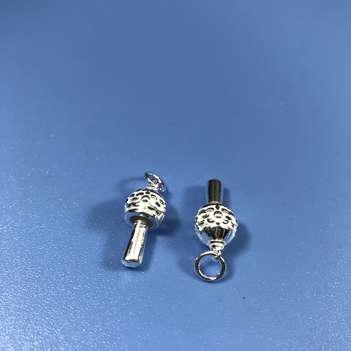 Charm bạc móc treo chuông đuôi dài - Charm Bạc 925 - Mã CB276