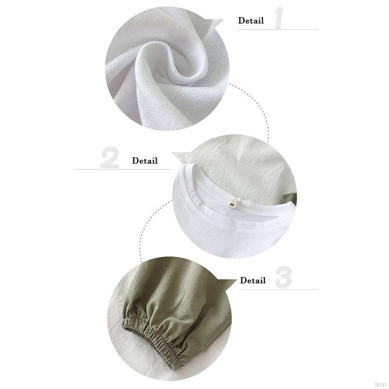 Set áo thun tay ngắn + quần dài thiết kế đơn giản cho phái nữ