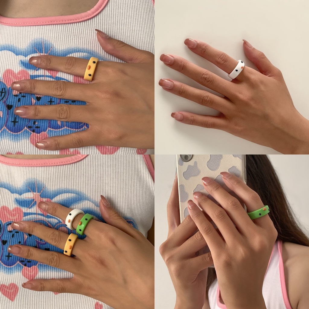 Nhẫn đeo tay hình gà con dễ thương xinh xắn