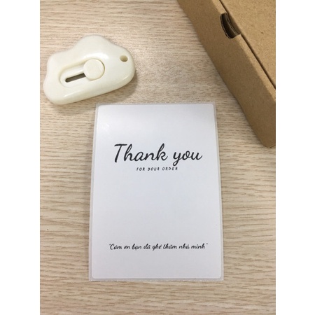 20 tem decan dán niêm phong thank you dán cạnh hộp hàng  Huyền Ori