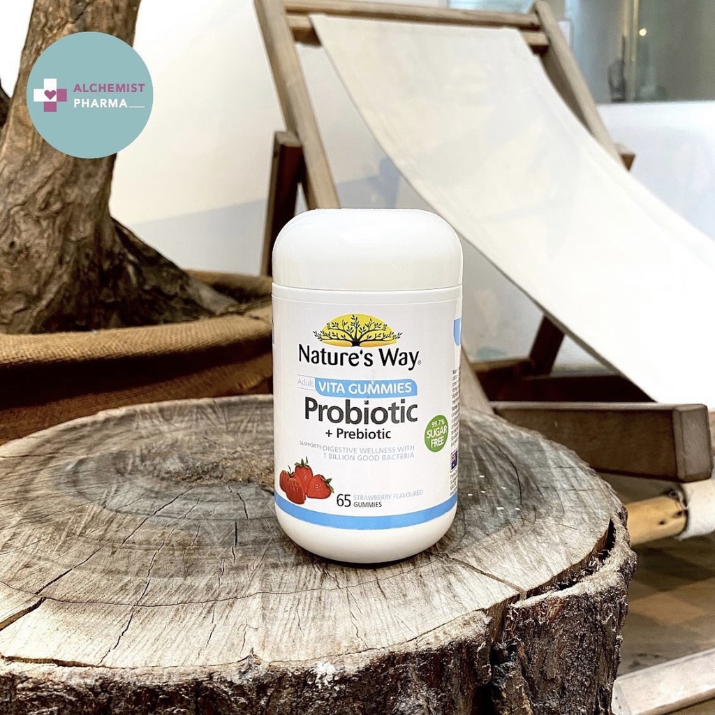 KẸO DẺO BỔ SUNG MEN VI SINH CHO HỆ TIÊU HOÁ NATURE'S WAY PROBIOTIC + PREBIOTIC | BigBuy360 - bigbuy360.vn