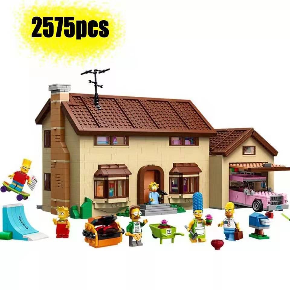 Đồ chơi Lắp ghép Mô hình The Simpsons House Căn Nhà Gia Đình Simpson King 83005