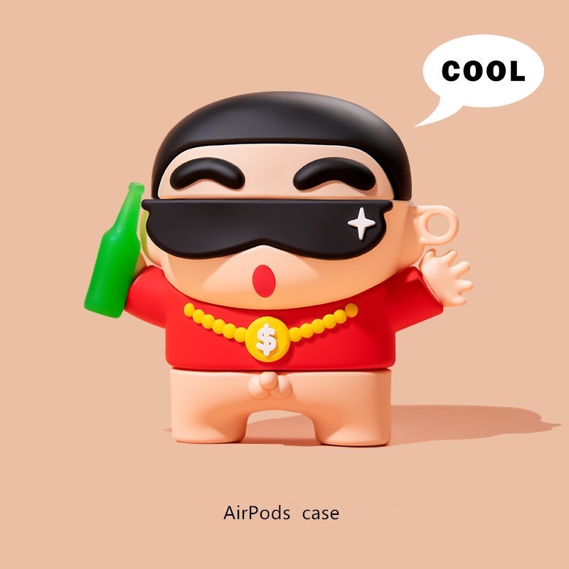 Case AirPods Vỏ Bọc Tai Nghe AirPods 1/2/Pro Cậu Bé Bút Chì Shin Cool - Minh An Saigon