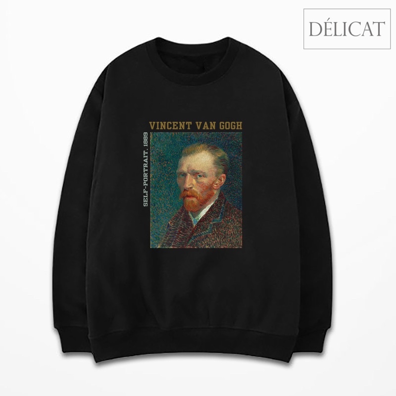 Áo Sweater chân dung Vincent Vangogh