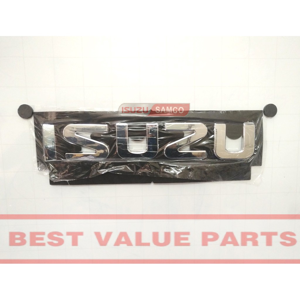 DECAL TEM CHỮ ISUZU MẠ CROM XỊN CHÍNH HÃNG