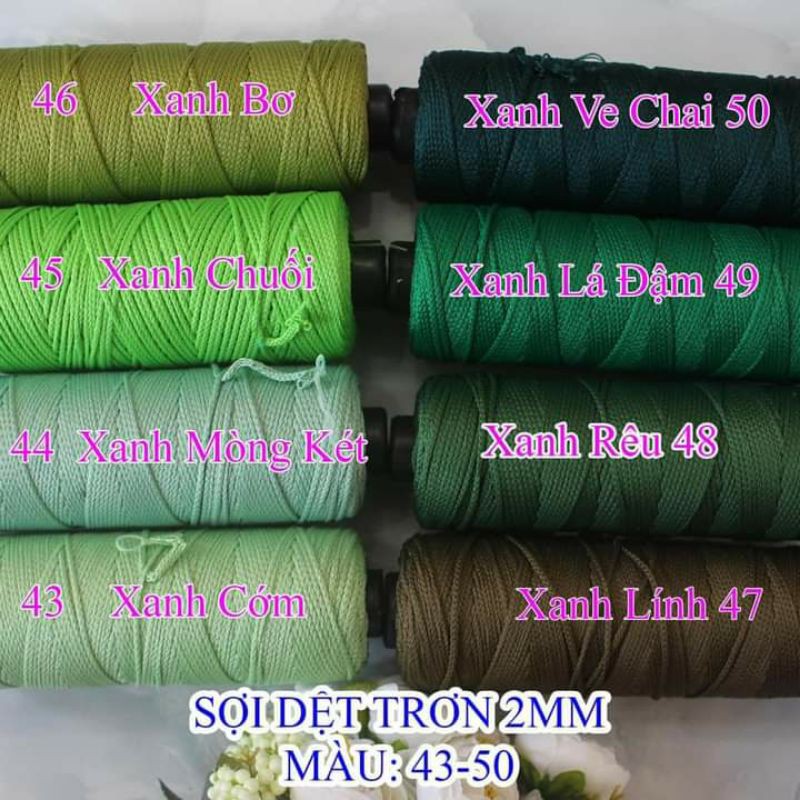 Sợi dệt cotton 125gr