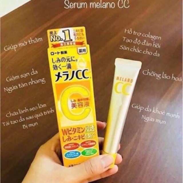 SERUM VITAMIN C ROHTO MELANO CC THÂM NÁM CC MELANO NHẬT BẢN