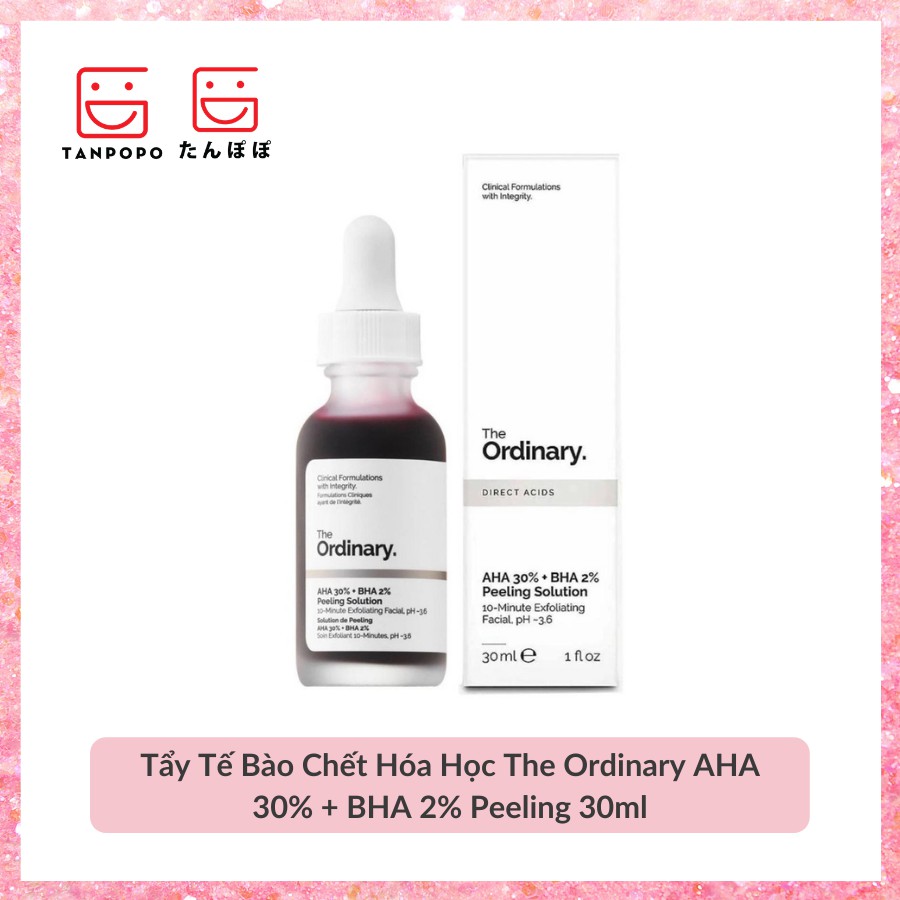 Tẩy Tế Bào Chết Hóa Học The Ordinary AHA 30% + BHA 2% Peeling 30ml