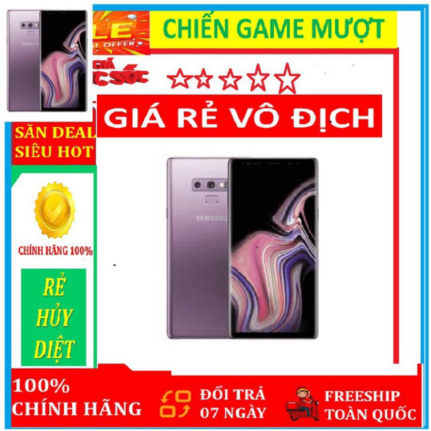 điện thoại Samsung Galaxy NOTE 9 ram 6G/128  2sim Chính Hãng -  SAMSUNG GALAXY NOTE 9 Chính hãng: Săn ngay kẻo lỡ