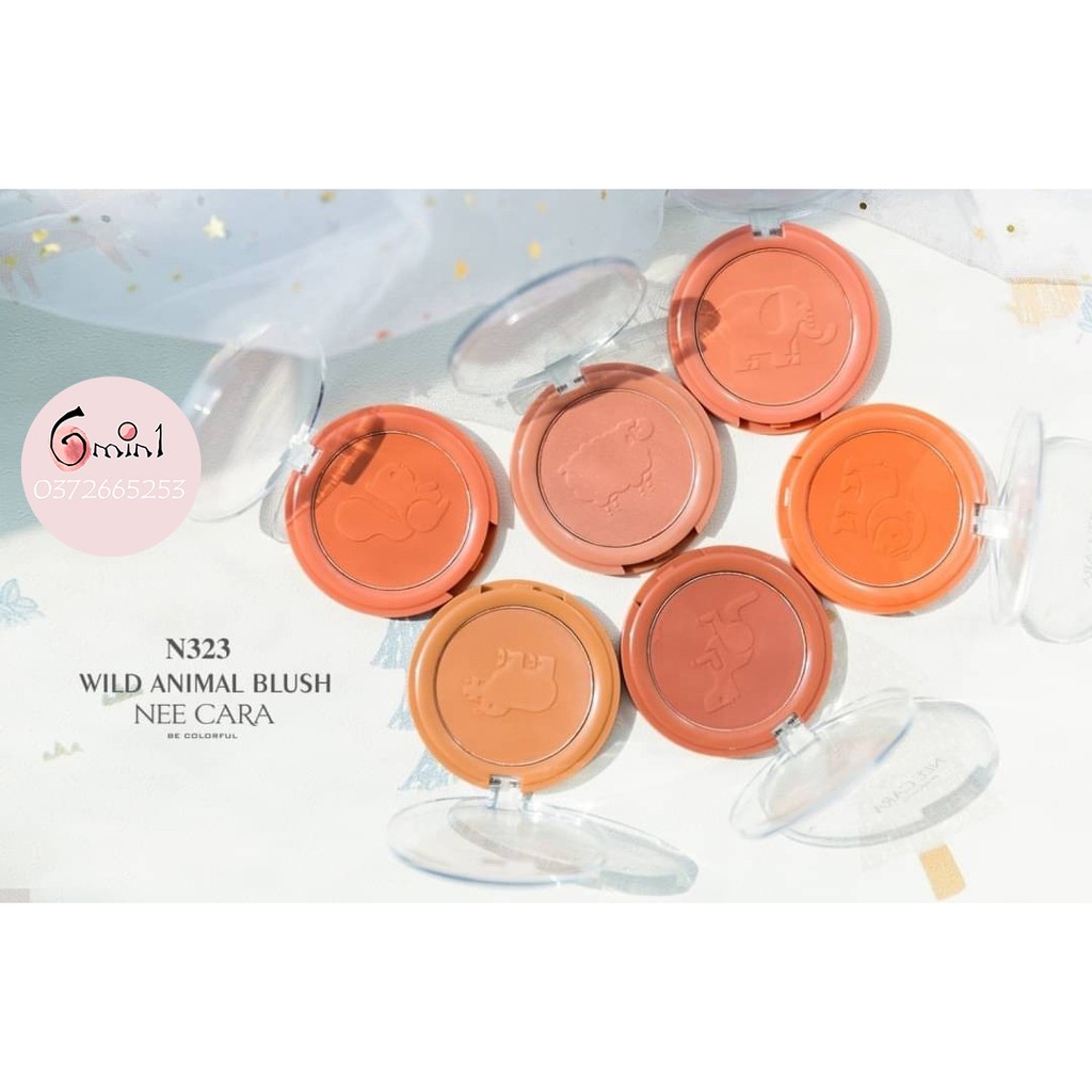 [NEW] Phấn Má Hồng Nee Cara Wild Animal Blush N323