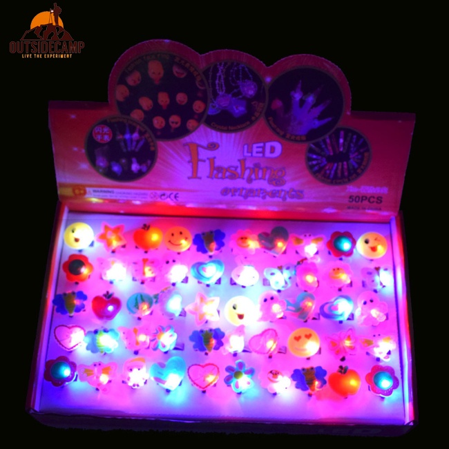 Vòng Đèn Led Nhiều Màu Sắc Kèm Pin Dành Cho Trẻ Em