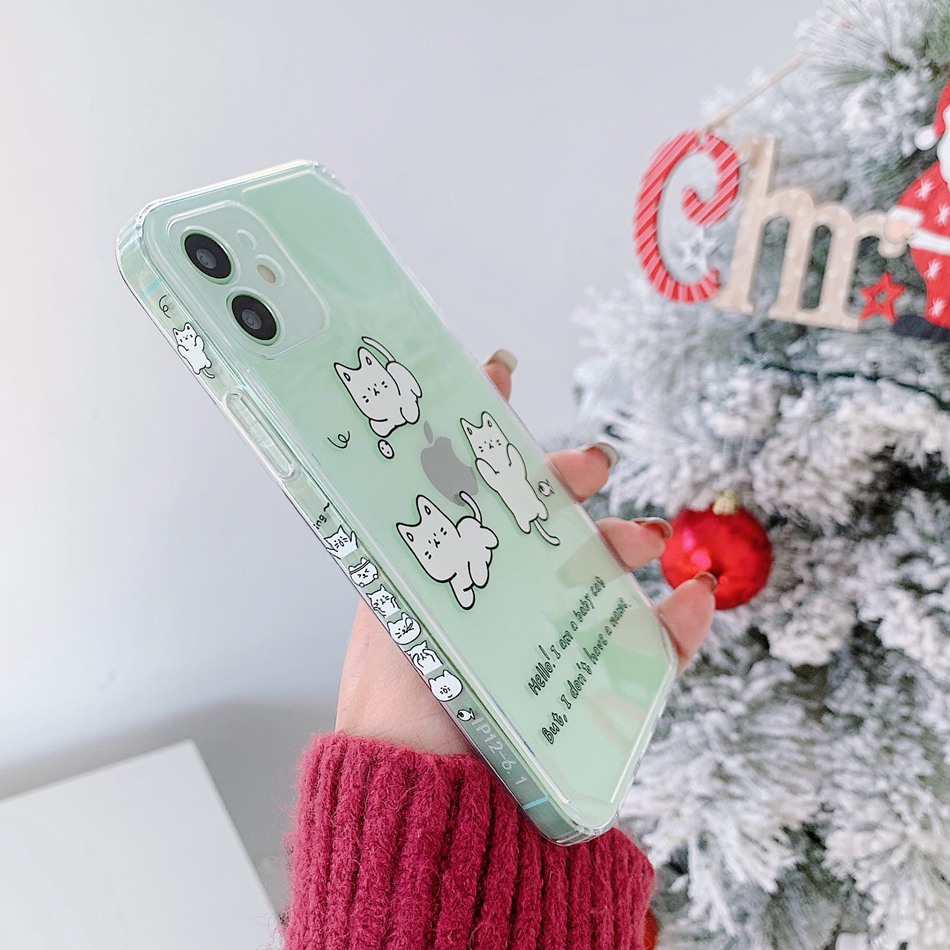 Ốp điện thoại họa tiết hoạt hình dễ thương cho Iphone 11 12 Pro 12pro Max 12mini 7 8 Plus X Xs Max Xr | BigBuy360 - bigbuy360.vn