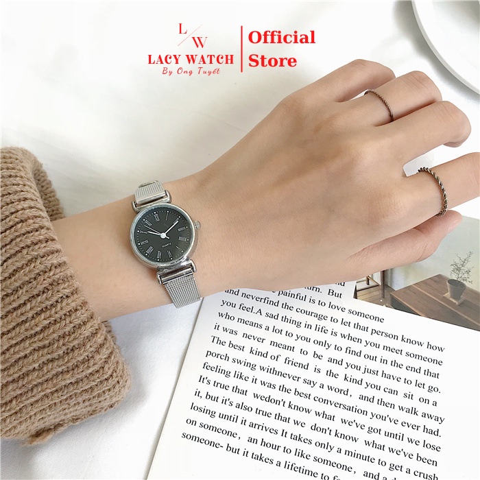 Đồng hồ nữ LaCy Watch đồng hồ đeo tay dây kim loại mặt tròn nhỏ cọc số La Mã trẻ trung DHJI0020 | BigBuy360 - bigbuy360.vn