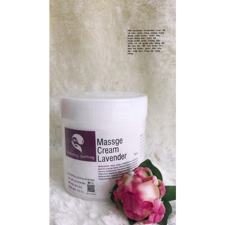 Kem Massa Lavender 1Kg Cung Cấp Nước Và Bổ Sung Vitamin