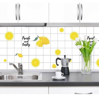 [5mx60cm] Giấy dán tường nhà bếp tráng nhôm chịu nhiệt chống bắn dầu mỡ chống thấm nước dài 5m rộng 60cm