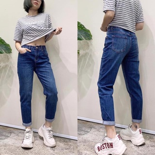 Quần jean boy chun trơn 1291
