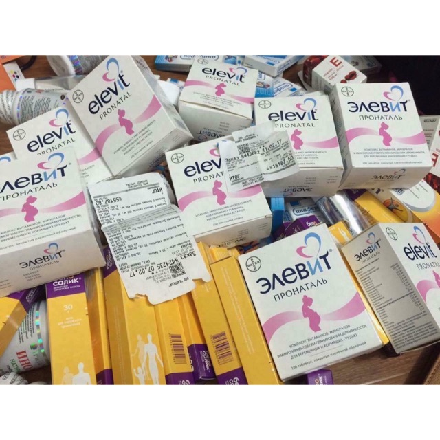 Vitamin bầu elevit