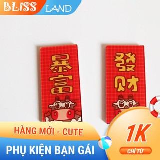 Stick trang trí Trâm cài Huy Hiệu Bò Sữa BlissLand