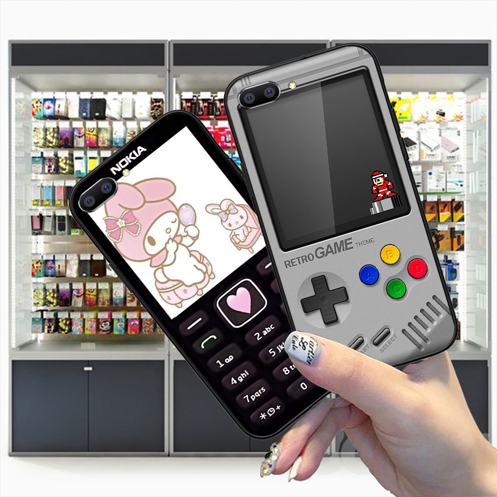Ốp Realme C1 / C2 bộ hình điện thoại nokia huyền thoại , BTS , Vpop cute