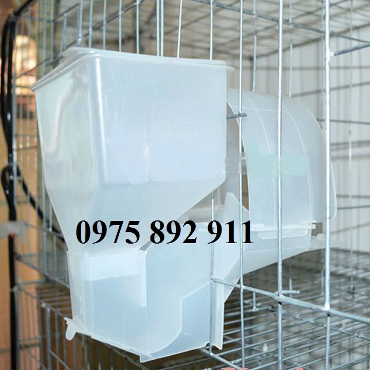 Máng ăn chống bới cho bồ câu , chim kiểng