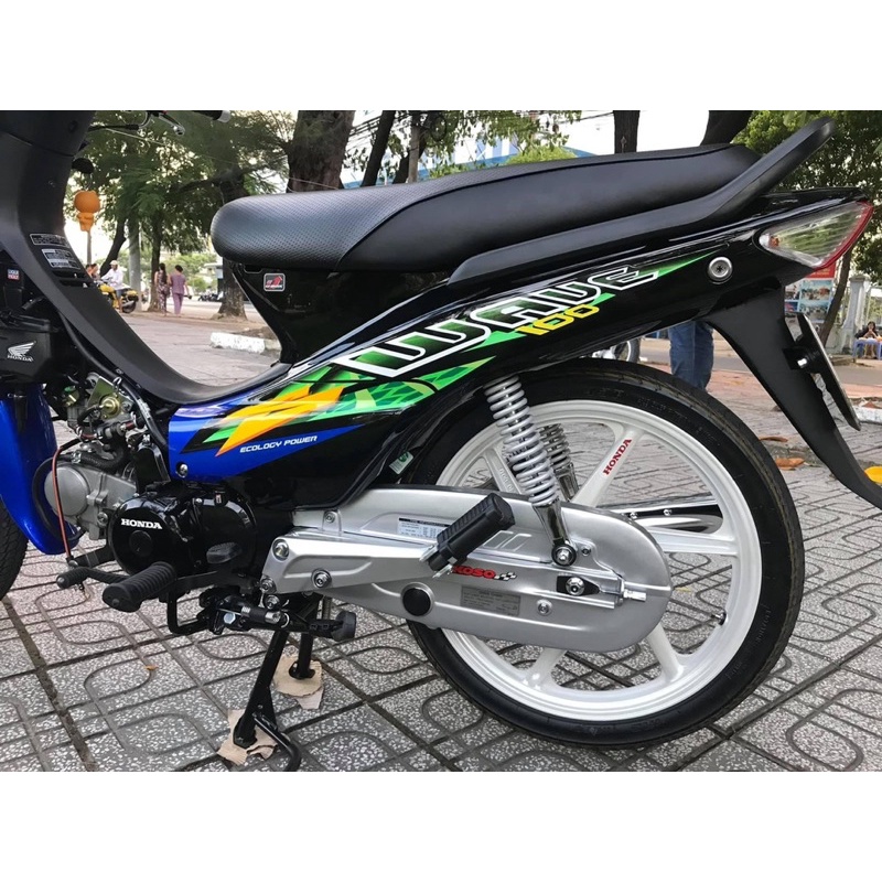 Tem wave thái 2004 màu xanh / tem 3 lớp