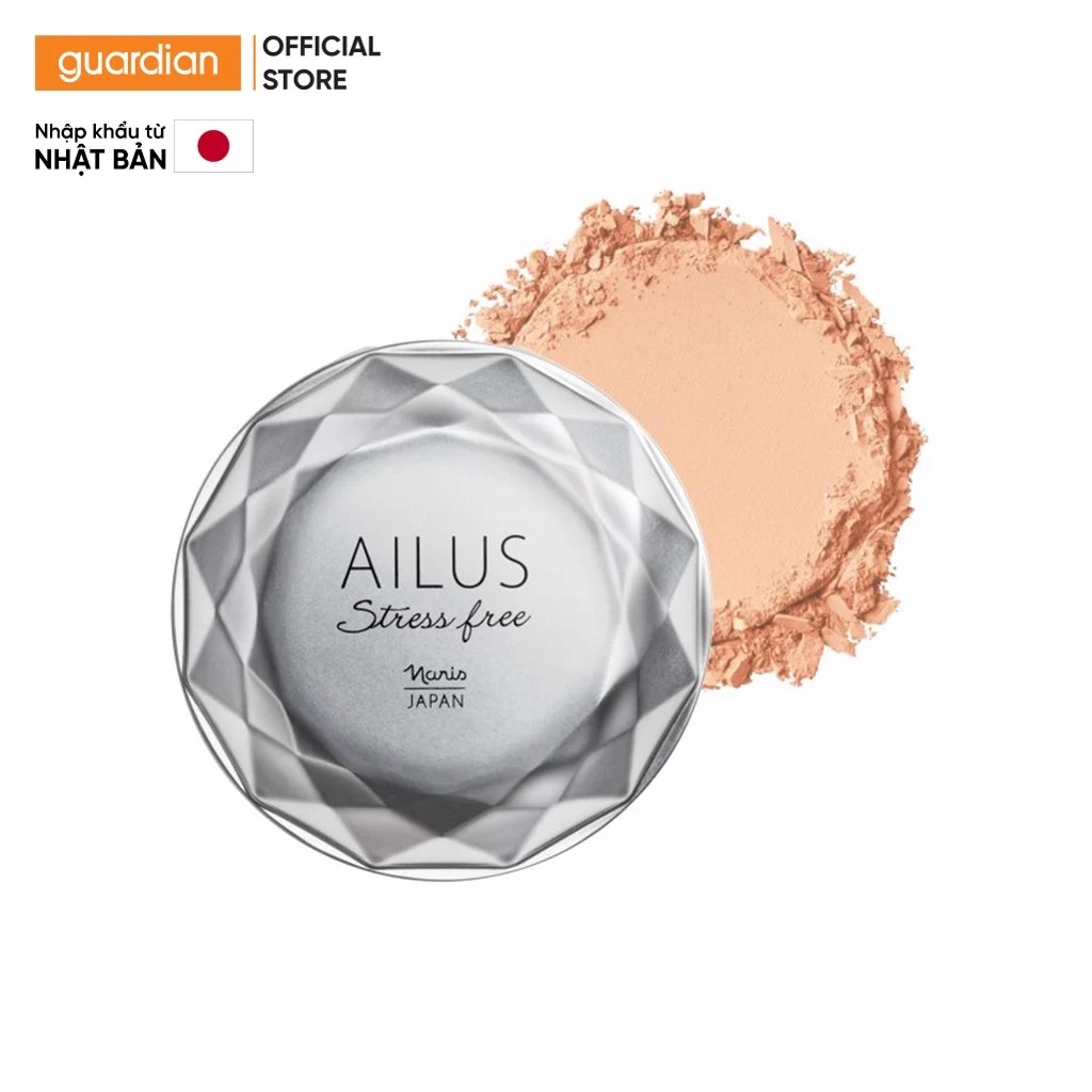 Phấn phủ Naris Ailus Stress Free Face Powder 12g