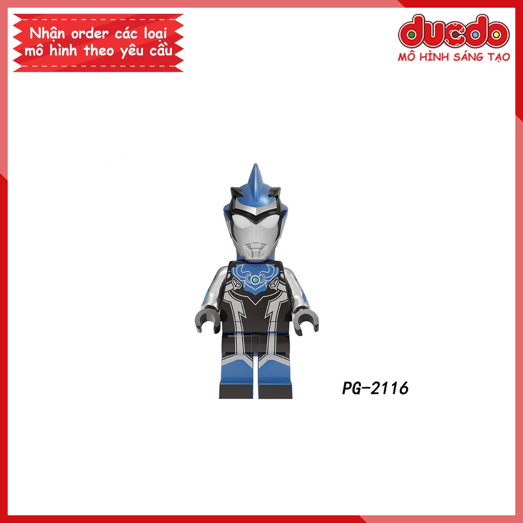 Minifigures các nhân vật siêu nhân điện quang Ultraman - Đồ chơi Lắp ghép Xếp hình Mô hình Mini Iron Man POGO PG8248