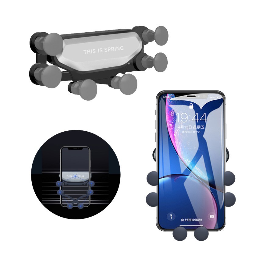 Phụ kiện điện thoại  💓FREESHIP💓 Giá đỡ điện thoại trên xe hơi, giữ điện thoại chắc chắn, thiết kế nhỏ gọn, tiện lợi 7728 | BigBuy360 - bigbuy360.vn