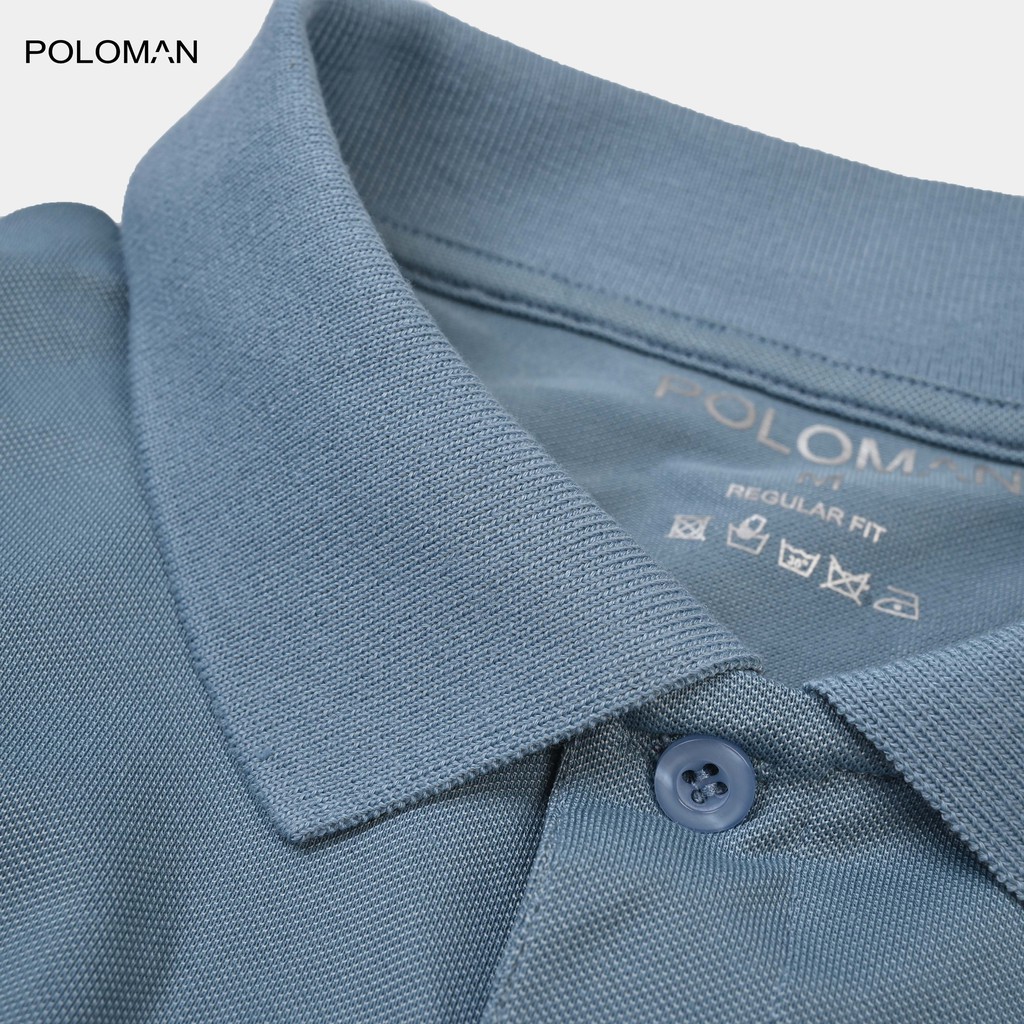 [Mã MABR250S giảm 10% đơn 250k] Áo POLO nam phối chéo MASTA vải cá sấu Cotton xuất xịn , chuẩn from - POLOMAN