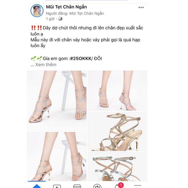 Dép sandals dây-order 2 tuần