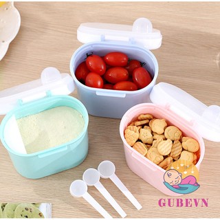 [Tặng kèm thìa] Hộp đựng sữa bột trẻ em thiết kế tiện dụng 400g SHOP MẸ TÔM