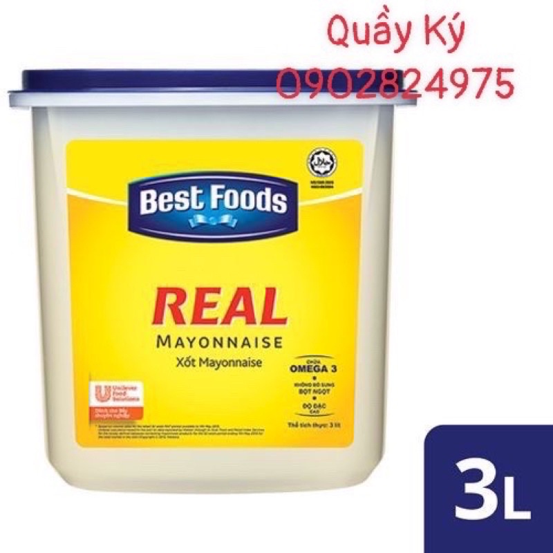 SỐT MAYONNAISE BEST FOOD 3KG