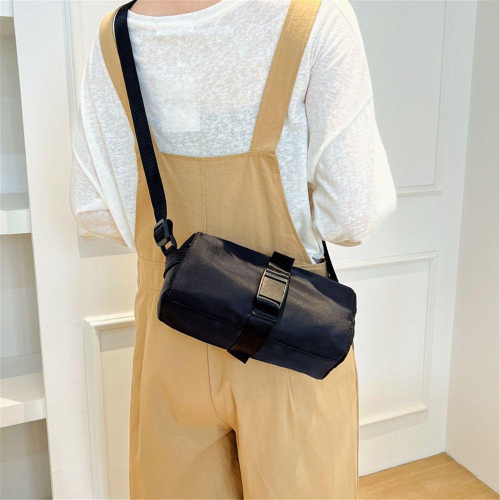 Túi Đeo Chéo Thể Thao Bằng Nylon Màu Sắc Đơn Giản